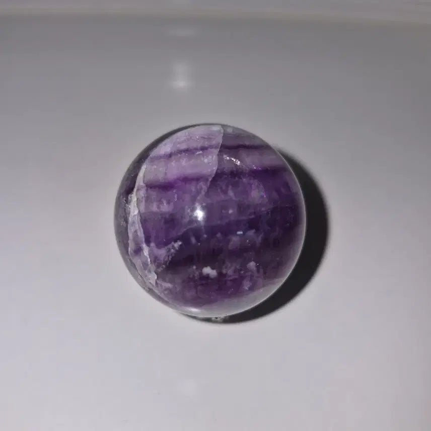 [BUNJANG] Purple Fluorite Large Sphere Stone / 퍼플 플루오라이트 왕구슬 원석
