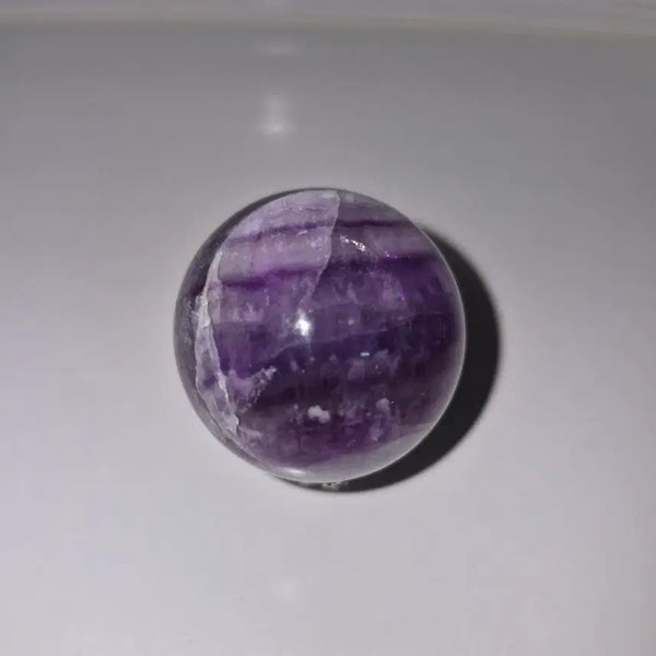 [BUNJANG] Purple Fluorite Large Sphere Stone / 퍼플 플루오라이트 왕구슬 원석