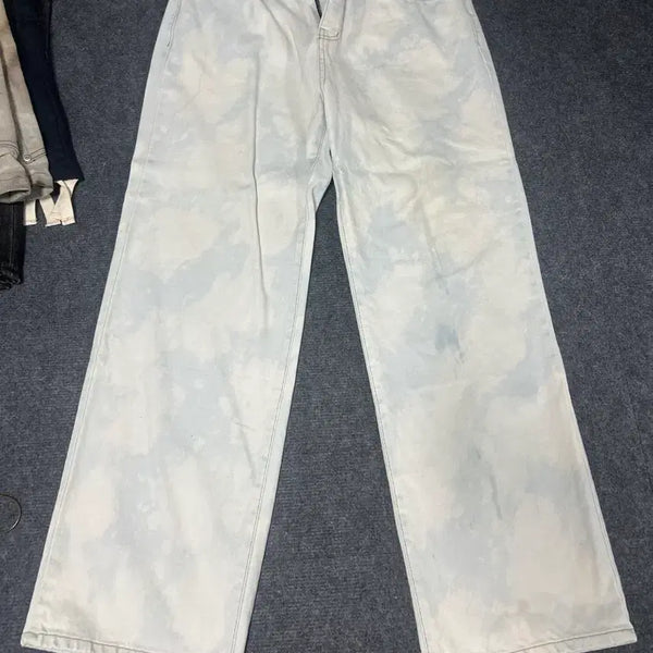 [BUNJANG] Wide Leg Denim Pants - Light Blue Wash / 보세 와이드 데님 팬츠