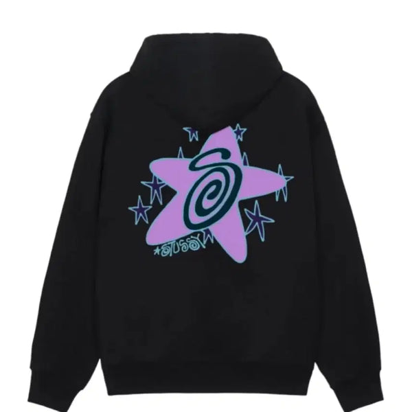[BUNJANG] Stussy Galaxy Hoodie Black / 스투시 후디 갤럭시 블랙