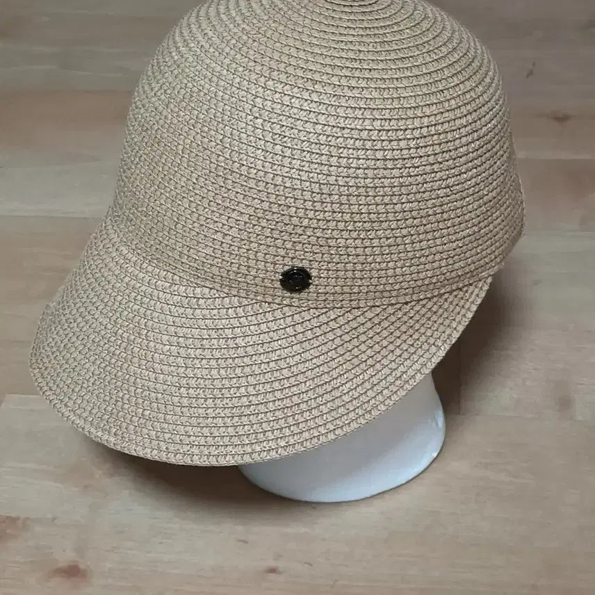 [BUNJANG] Beige Straw Bucket Hat / 밀짚 벙거지 모자 베이지색