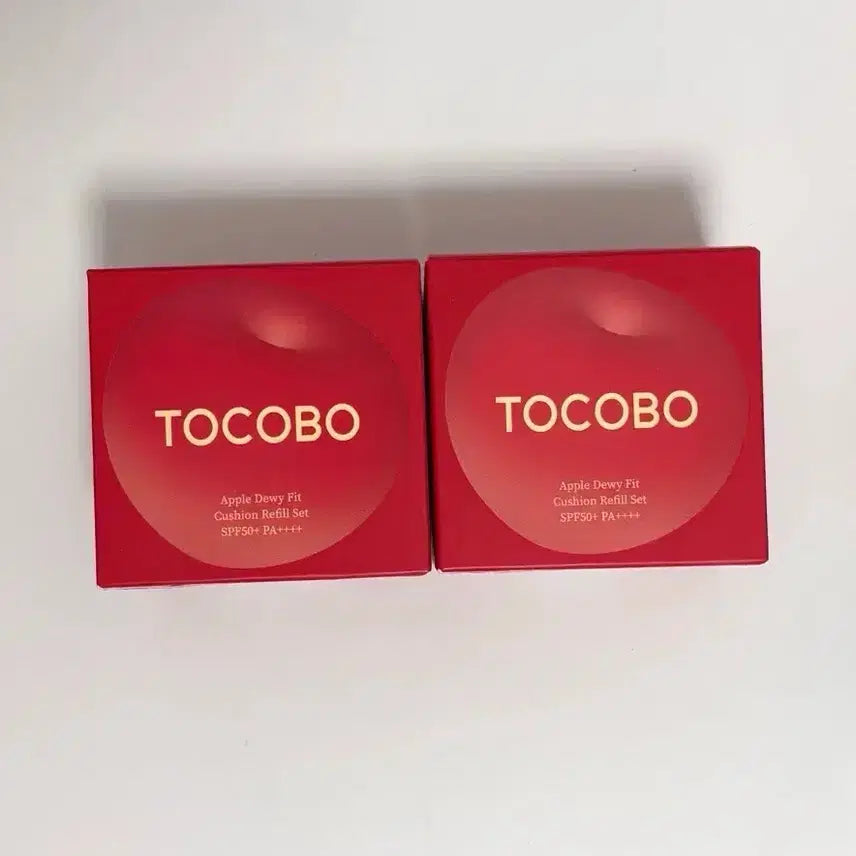 [BUNJANG] Tocobo Apple Dewy Fit Cushion Refill Special Set / 토코보 애플 듀이 핏 쿠션 리필 기획 세트 미개봉