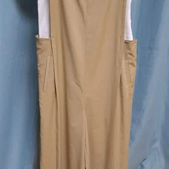 [BUNJANG] Plastic Island Beige Jumpsuit / 플라스틱 아일랜드 점프슈트