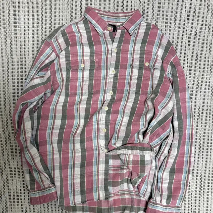 [BUNJANG] RRL Double RL Check Flannel Work Shirt XL / rrl 더블알엘 체크 플란넬 워크셔츠 xl