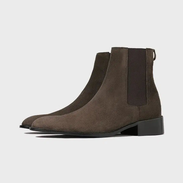 [BUNJANG] Firenze Atelier Dark Brown Chelsea Boots / 피렌체 아뜰리에 다크브라운 첼시부츠