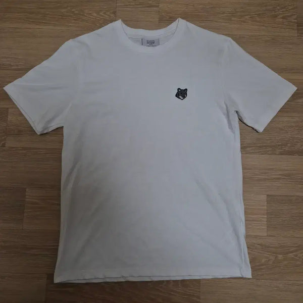 [BUNJANG] Maison Kitsuné Grey Fox Head T-Shirt (M/95) / 메종키츠네 그레이 폭스헤드 반팔 티셔츠 M(95)