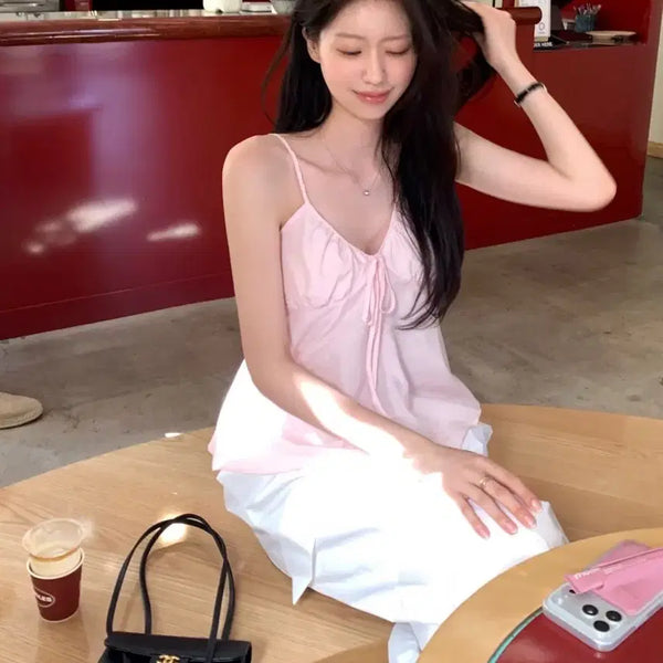 [BUNJANG] Le plein Pink Silk Blouse (Sealed) / (미개봉 새상품)르플레인 leplein 핑크 실크 블라우스 s 사이즈