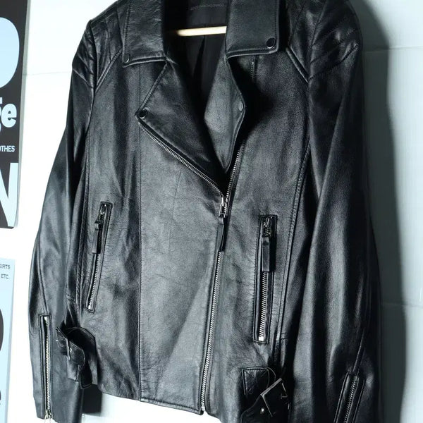 [BUNJANG] DEME Wool-Blend Zip-Up Windbreaker Jacket - Italian Lambskin / W(M-L) 데무 집업 바람막이 점퍼자켓 이태리 램스킨-H34905