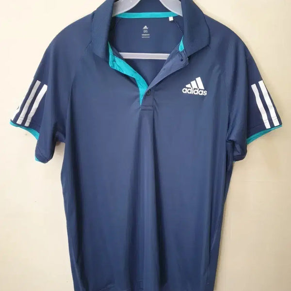 [BUNJANG] Adidas 2016 Functional Collar Short Sleeve T-Shirt Size 95 / 95 아디다스 기능성 카라 반팔 16년식