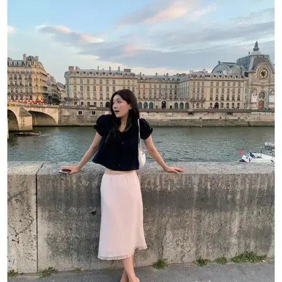[BUNJANG] Ondemin Flow Midi Skirt / 온드민 flow midi skirt