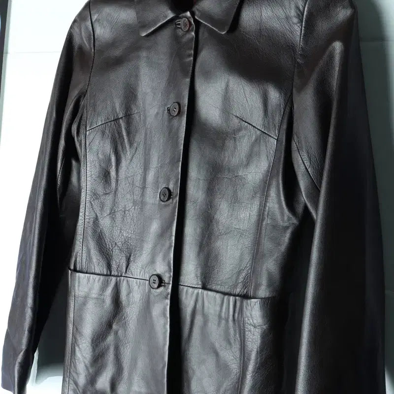 [BUNJANG] W(F) Brand Vintage Full Zip Windbreaker Jacket Y2K Lambskin / W(F) 브랜드빈티지 집업 바람막이 점퍼자켓 Y2K 양가죽-H34929