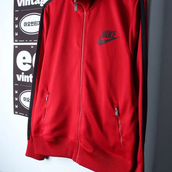 [BUNJANG] Nike Zip-Up Windbreaker Jumper Jacket Track Top Jersey (XL) / (XL) 나이키 집업 바람막이 점퍼자켓 트랙탑 져지 검빨-H34896