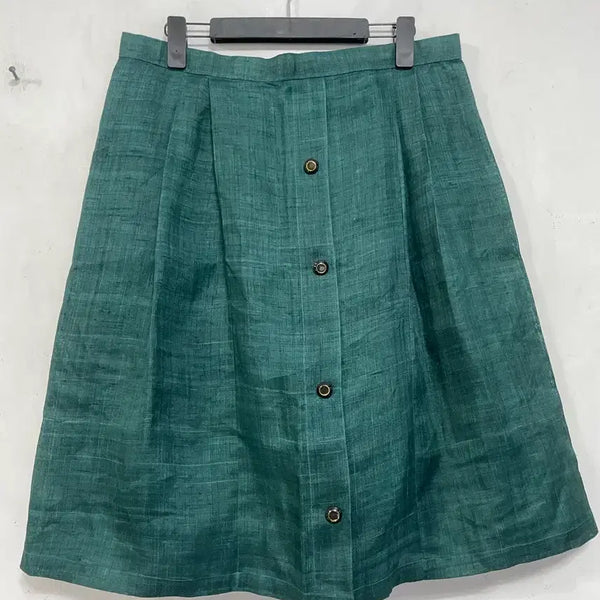 [BUNJANG] Ramie Long Skirt / N6733 모시 롱 스커트.한복.치마.삼베.마