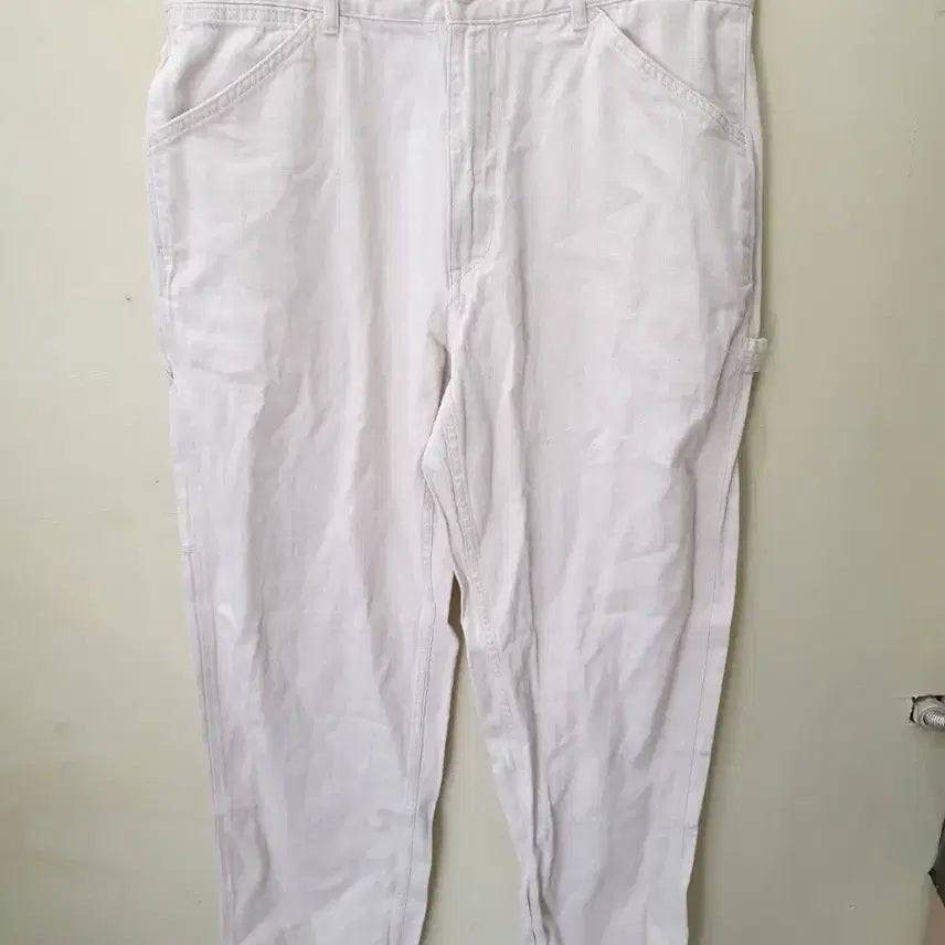 [BUNJANG] Uniqlo Beige Cotton Pants L Size / L 유니클로 면 바지