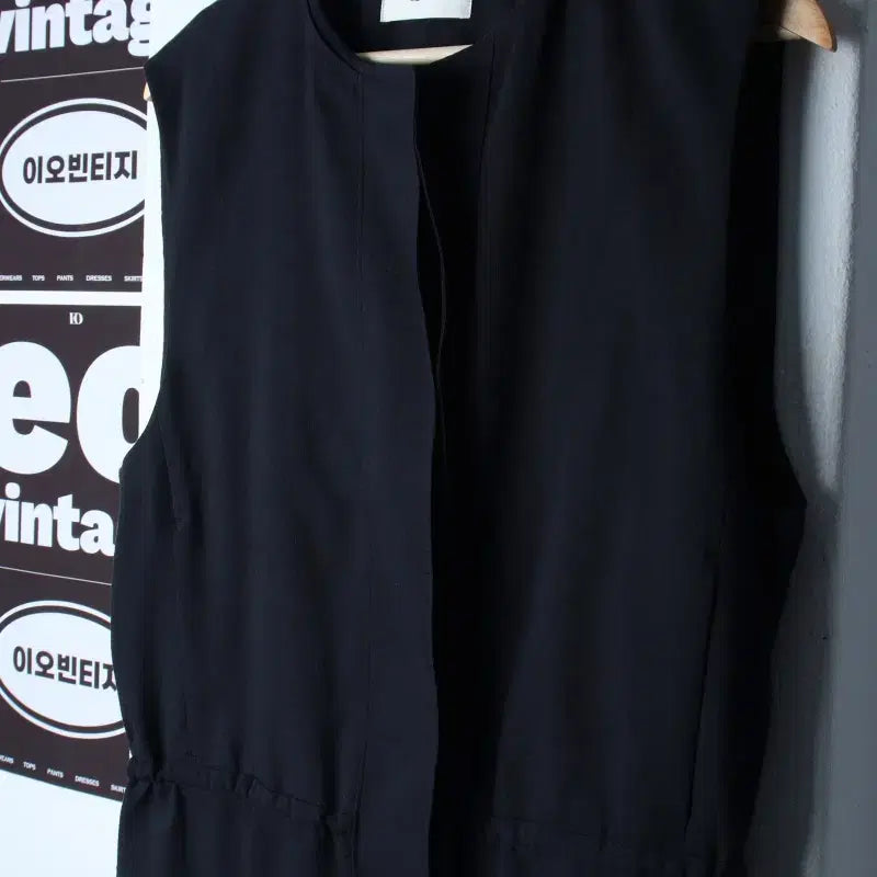 [BUNJANG] Manufacture H Zip-Up Windbreaker Jumper Jacket / W(M) 집업 바람막이 점퍼자켓 한섬 조끼 블랙 한정판-H35022