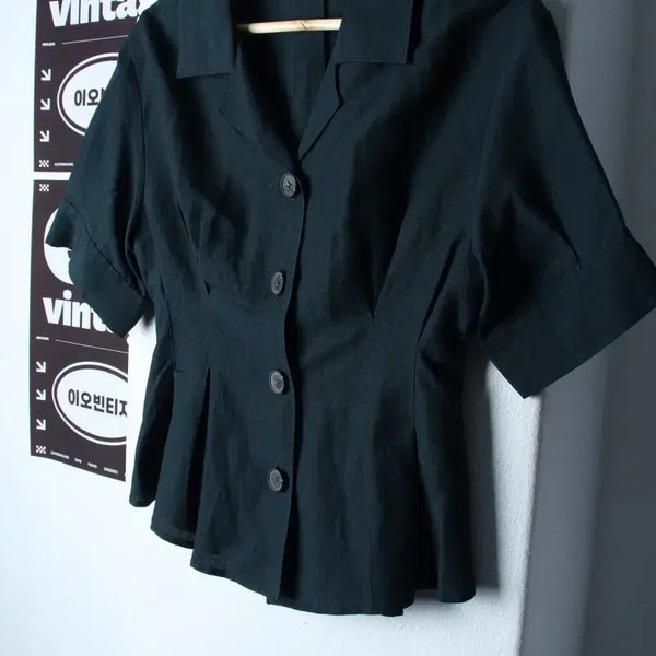 [BUNJANG] W(S-M) Zip-up Windbreaker Jacket / W(S-M) 리스트 집업 바람막이 점퍼자켓 반소매 슬림핏-H35024
