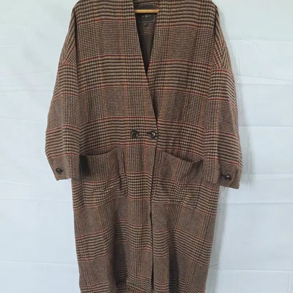 [BUNJANG] Thursday Island Checked Pattern Coat / 써스데이아일랜드