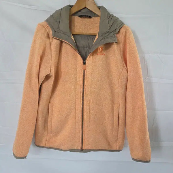 [BUNJANG] Blackyak Women's Fleece Hooded Zip-up Orange / 블랙야크 플리스 후드집업 오렌지색