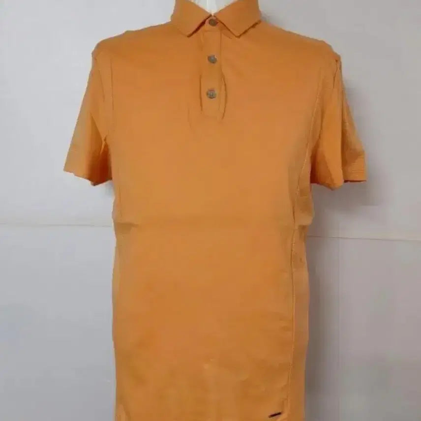 [BUNJANG] Calvin Klein Men's Short Sleeve Polo Shirt Size 95 Orange / 95)캘빈클라인 남성 반팔 카라티셔츠