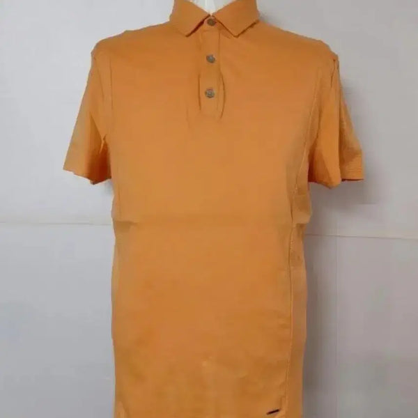 [BUNJANG] Calvin Klein Men's Short Sleeve Polo Shirt Size 95 Orange / 95)캘빈클라인 남성 반팔 카라티셔츠