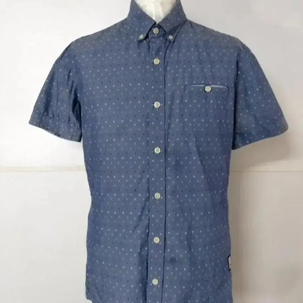 [BUNJANG] W.Angle Embroidered Short Sleeve Golf Shirt / 95)와이드앵글 W.ANGLE 골프 자수 반팔 셔츠남방