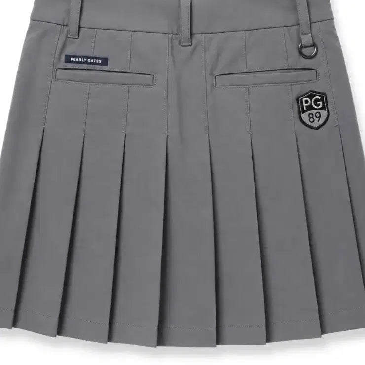 [BUNJANG] Pearly Gates Women's Pleated Culotte Skirt Gray Size 0 / PEARLY GATES 골프 치마 그레이 0사이즈