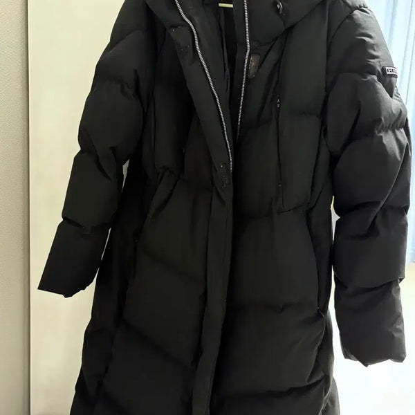 [BUNJANG] Descente Women's Long Padded Coat Black / 데상트 여성 롱패딩 블랙