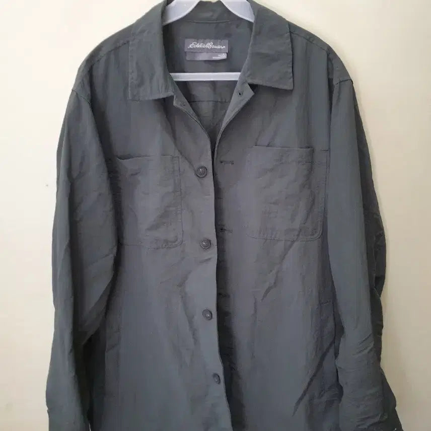 [BUNJANG] Eddie Bauer Utility Shirt Jacket - Size L / L 에디바우어 유틸리티 셔츠  자켓 23년식
