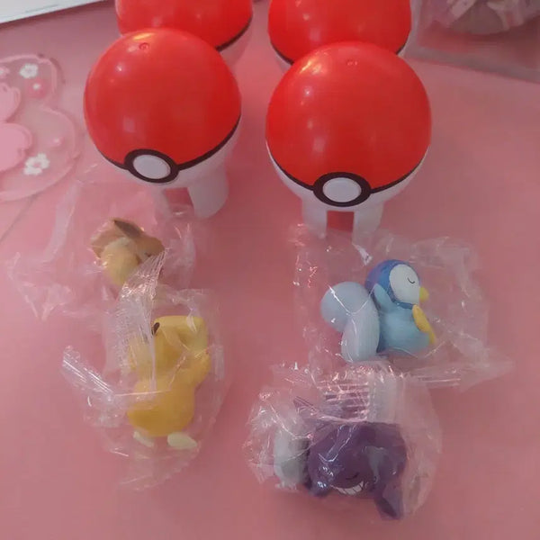 [BUNJANG] Pokemon Monster Ball Soda Figures Set of 4 (Sealed) / 포켓몬스터 몬스터볼 소다 피규어 미개봉 4종 일괄 판매