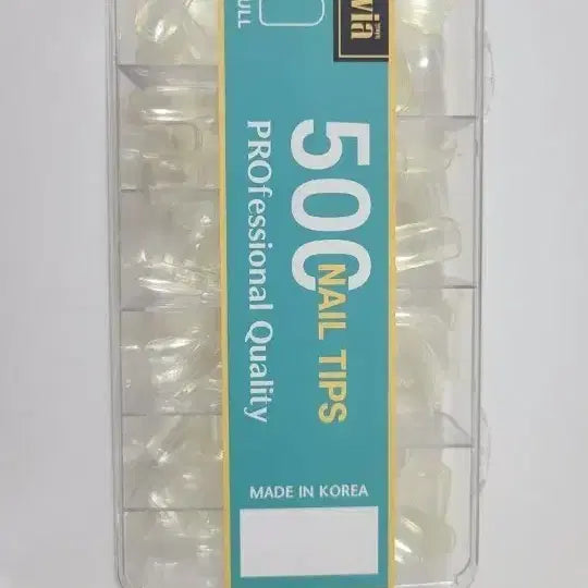 [BUNJANG] Lvia 500pcs Professional Full Nail Tips Assorted Shapes / Lvia 풀 네일팁 500개입 전문가용