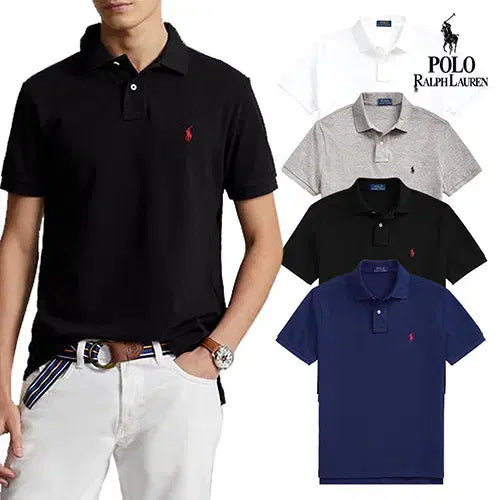 [BUNJANG] Polo Ralph Lauren Men's Classic Fit Cotton PK Pique Polo Shirt / 정품/새상품) 폴로 남성 PK 카라티