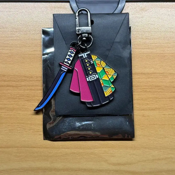 [BUNJANG] Demon Slayer: Kimetsu no Yaiba Random Costume & Nichirin Sword Keychain - Giyu Tomioka / 수미포 4.7) 귀멸의칼날 팝업 랜덤 코스튬&일륜도 키링 기유