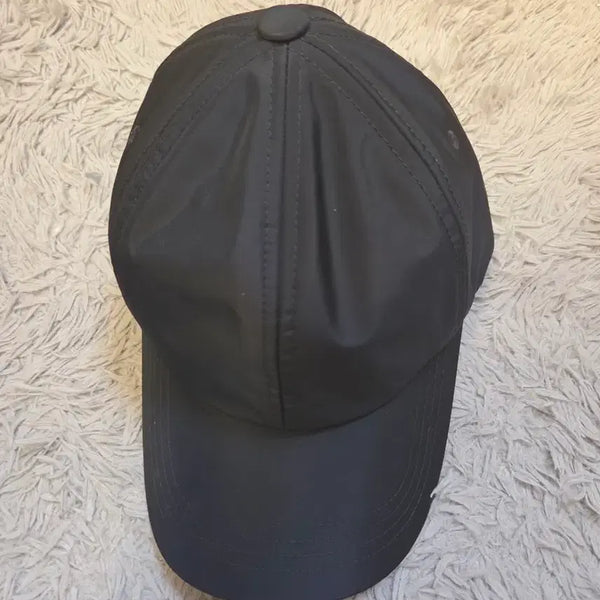 [BUNJANG] System Homme Genuine Leather Colorblock Snapback Hat / 시스템옴므 정품 가죽 배색 네이비+카멜 모자