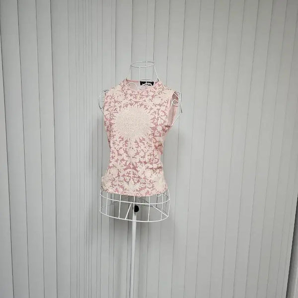 [BUNJANG] Morgan Sleeveless T-Shirt / Morgan 프랑스 브랜드 모르간 나시 티셔츠