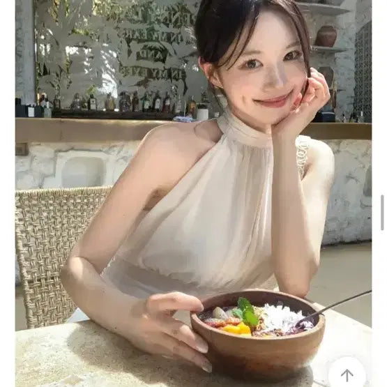 [BUNJANG] Dayrose Lavien Halter Chiffon Dress / 데이로제 라비앙 홀터 쉬폰 원피스