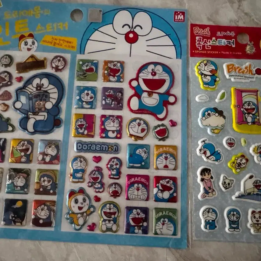 [BUNJANG] Doraemon Classic Stationery Sticker Bundle Set / 도라에몽 고전 문구 스티커 일괄