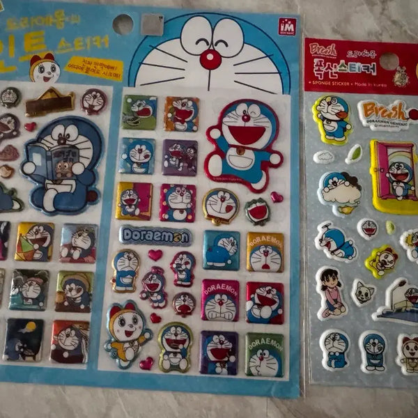 [BUNJANG] Doraemon Classic Stationery Sticker Bundle Set / 도라에몽 고전 문구 스티커 일괄
