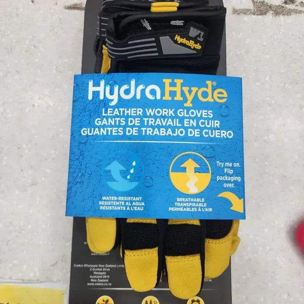 [BUNJANG] Wells Lamont HydraHyde Leather Work Gloves (Medium, 3 Pairs) / Wells Lamont HydraHyde 가죽 작업 장갑 M 3쌍