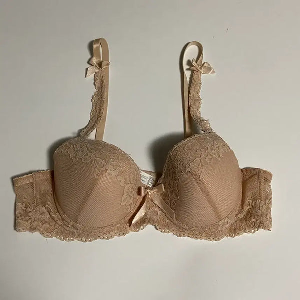 [BUNJANG] Ulalala Princess Beige Lace Bra 85A / 울랄라공주 베이지색 레이스 브라 85A