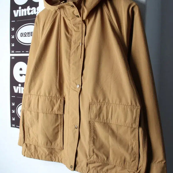 [BUNJANG] Uniqlo Zip-Up Windbreaker Jacket Raglan Camel / W(M-L) 유니클로 집업 바람막이 점퍼자켓 나그랑 카멜-H34858