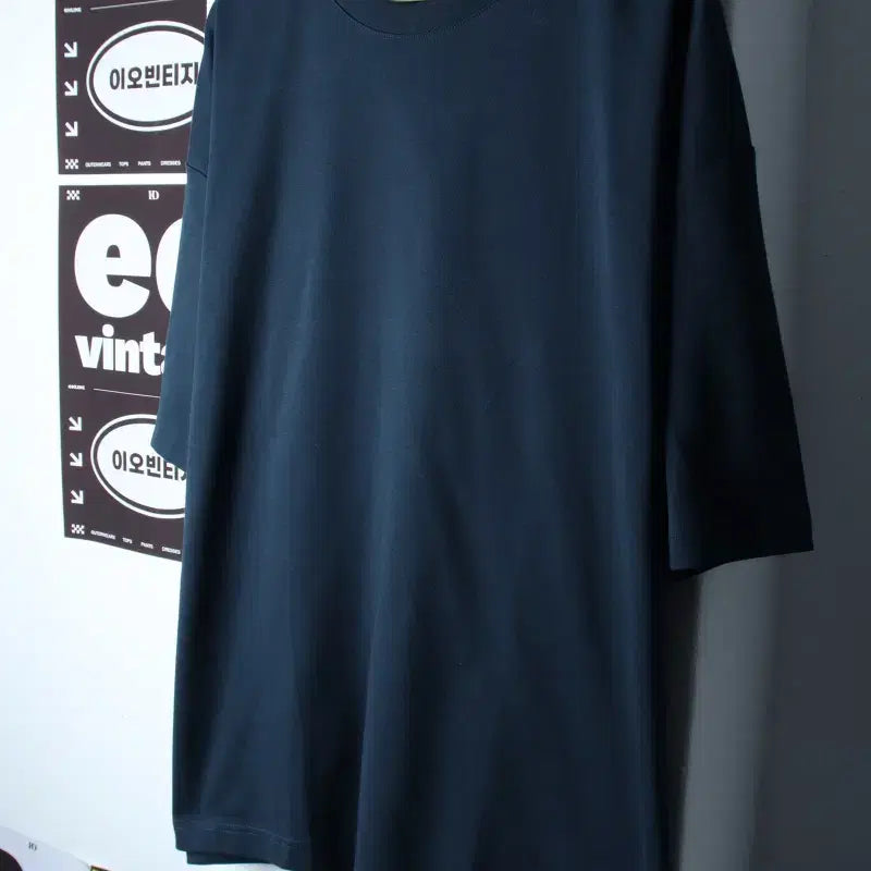 [BUNJANG] TOPTEN Big Size Functional Plain T-shirt (4XL-5XL) / (4XL-5XL) 탑텐 반팔 티셔츠 빅사이즈 기능성 청녹 무지-H3486