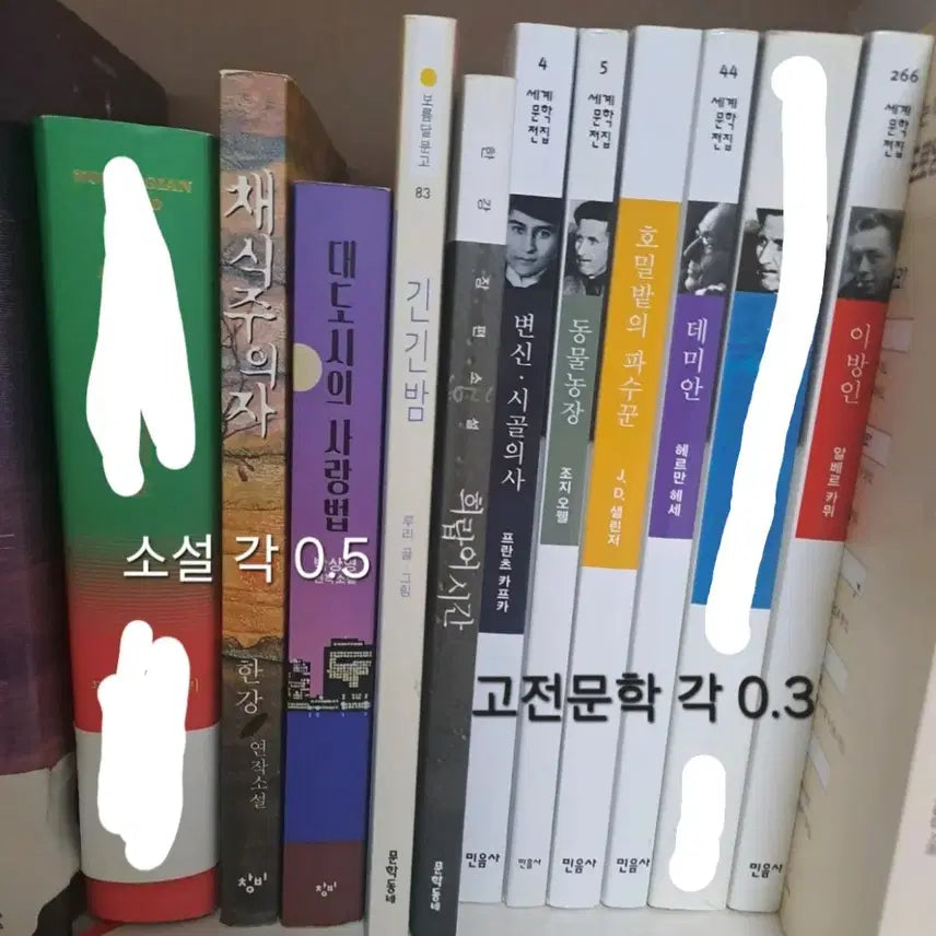 [BUNJANG] Classic Literature Novels Bundle / 소설책 (데미안 이방인 동물농장 변신 호밀밭의 파수꾼 채식주의자 등
