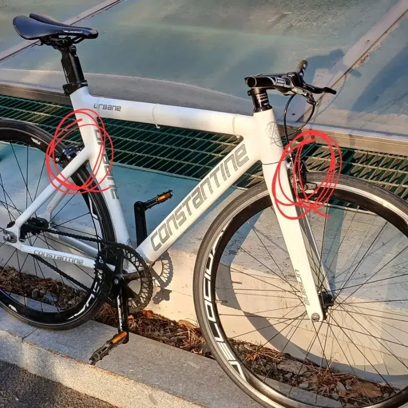 [BUNJANG] 2024 Constantine Urbain Matte White Bicycle / 2024 콘스탄틴 어베인 멧화이트