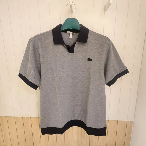 [BUNJANG] Lacoste Men's Basic Open Collar Polo Shirt / (새상품) 라코스테 남성 베이직 오픈 카라 폴로 셔츠 (카라티)