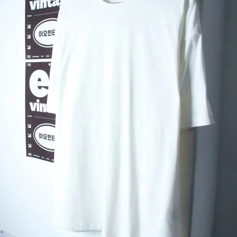 [BUNJANG] Juang Homme Basic Plain T-Shirt White / (XS-L) 주앙옴므 반팔 티셔츠 무지 화이트 기본-H34879