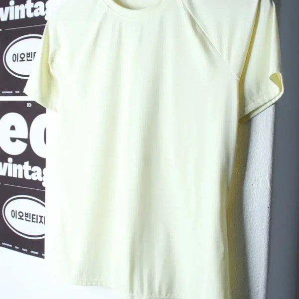 [BUNJANG] Mulawear Functional Raglan Short-Sleeve T-Shirt Yellow / W(L) 뮬라웨어 반팔 티셔츠 기능성 나그랑 노랑 무지-H34881