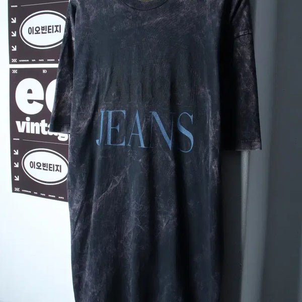 [BUNJANG] Arize Big Logo Tie-Dye T-Shirt Charcoal (XL-2XL) / (XL-2XL) 에리즈 반팔 티셔츠 빅로고 타이다이 차콜-H34882