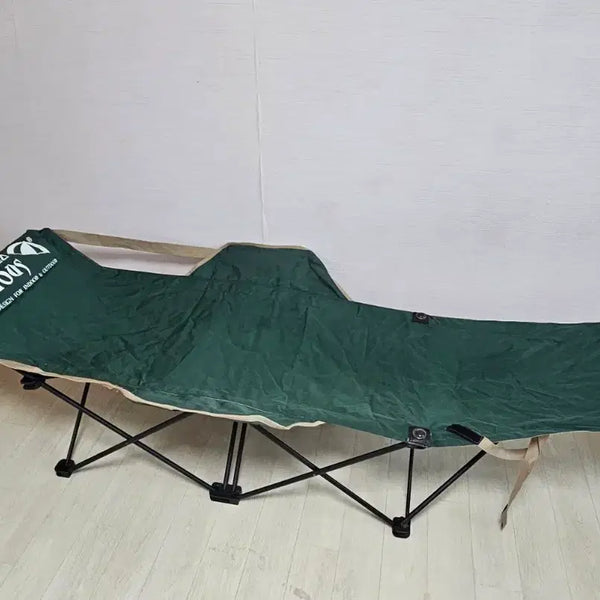 [BUNJANG] Petros Folding Camping Cot Green / 페트로스 접이식 캠핑 야전침대 그린