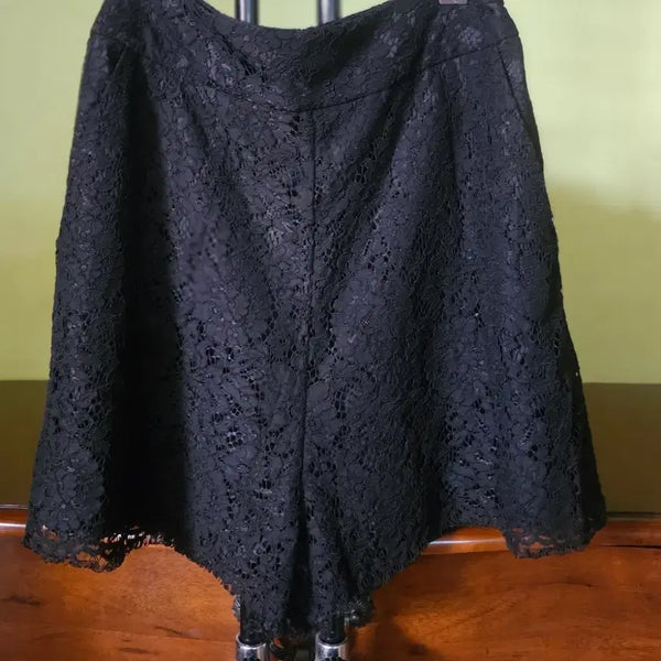 [BUNJANG] Bitamp Robe Lace Shorts Black / 비탐로브 레이스 반바지