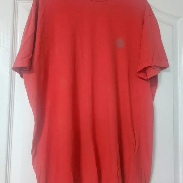 [BUNJANG] Stone Island Red Short Sleeve T-Shirt / 스톤아일랜드 반팔 티셔츠 레드
